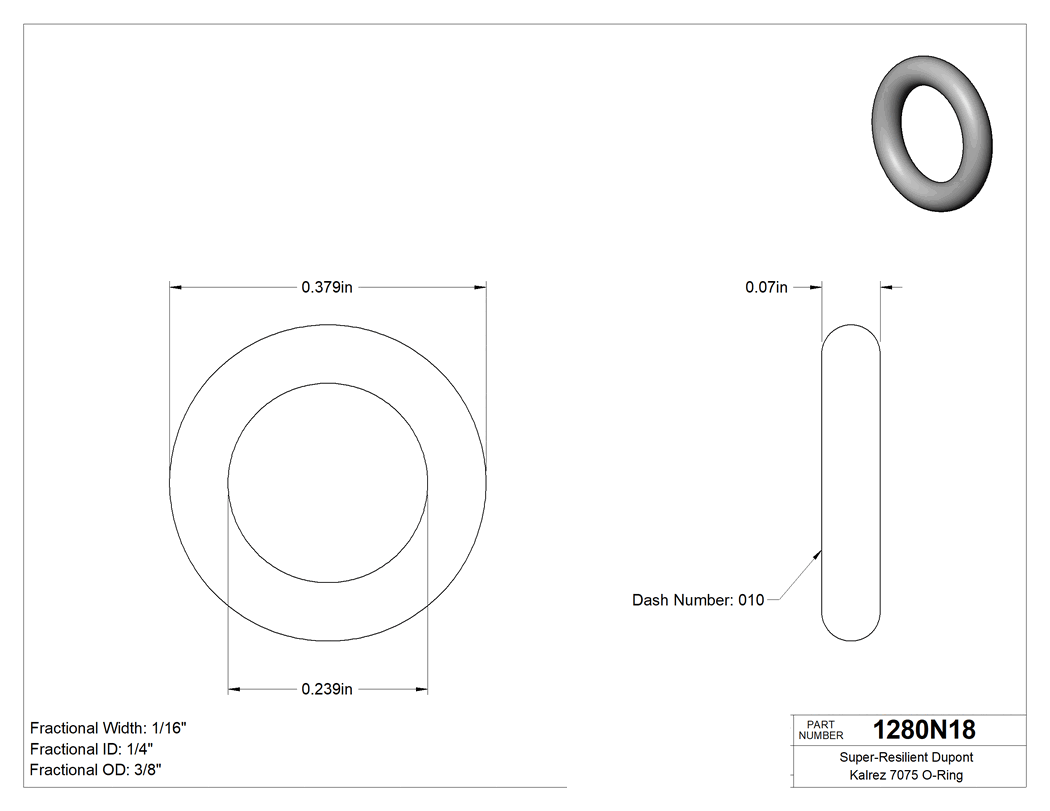 Technical drawing - 1280N18